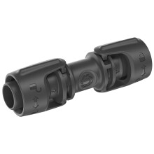 Gardena Micro-Drip-System Connector 13 mm (1/2 inch): Connection for Extension of Connecting Pipe and Irrigation line, 13 mm (1/2 inch), Reusable (13