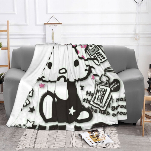 Pătură Hello Kitty din microfleece 203 x 152 cm 1