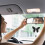 Car Mirror Hanging Ornament Crystal Black 3