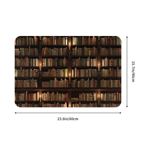 Covor de bibliotecă Xubond, preș de ușă, multicolor 2