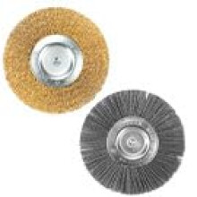 LIGO Replacement Bursh for 400W Weed Sweeper, 1 Set including 1pc Nylon Brush and 1pc Metal brush