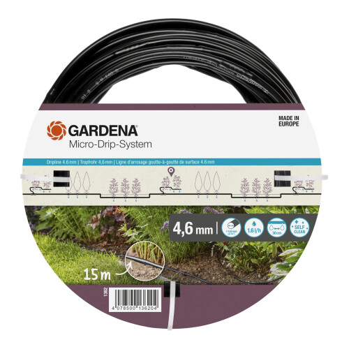 Gardena Gardena Micro-Drip System Above-Ground Drip Irrigation Line 4.6 mm (3/16 inch):