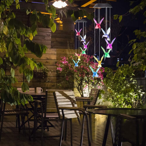 Ηλιακό Κήπο Hummingbird Αδιάβροχο Κουδούνι Ανέμου 1 τεμ. 1
