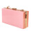 Dameshandtas van gestreept acryl met ketting 4