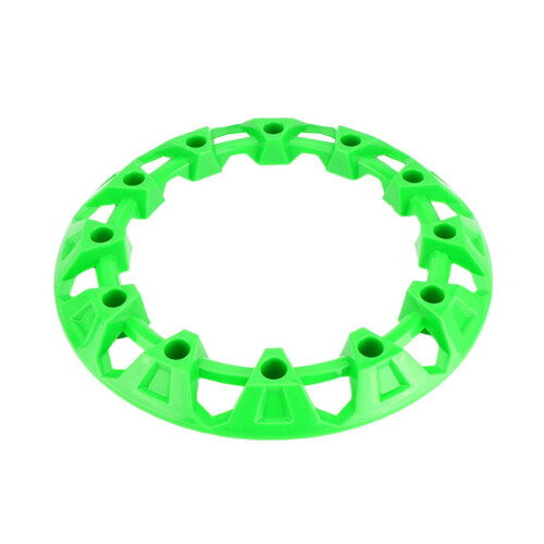 ATV wheel rim hub protector green 10 inches 1