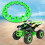 ATV wheel rim hub protector green 10 inches 7