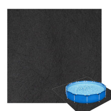 YumSur 13FT Hot Tub Mat Ground Pool Liner Pad, Pool Ground Cloth 4m, Above Ground Pool Liner Pad, Pool Ground Protector Cloth,Swimming Pool Mat for P