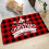 Kerstrode geruite vloermat 18x30 inch 4
