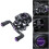 Baitcasting Reel 7.2:1 Gear Ratio 17.6 lbs Black 6