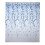 Xubond sheer curtain fabric in blue, 1 panel 2