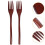 Wooden Cooking Fork Long Handle2Pieces 2