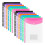 A4 Plastic Wallets, 24 Pack Expandable Document Files with Button for School, Office, Home, Travel 2