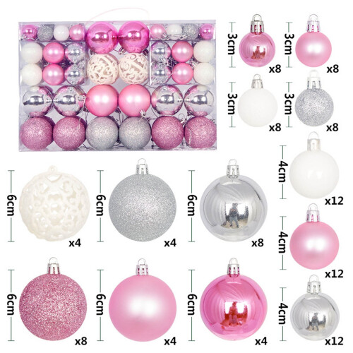 Conjunto de enfeites de Natal YOBOLK com 101 peças. 1