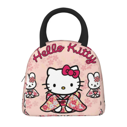 Hello Kitty isolierte Lunchtasche mit Vordertasche 1