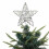 Étoile de Noël argentée à cinq branches (1 pièce) 2