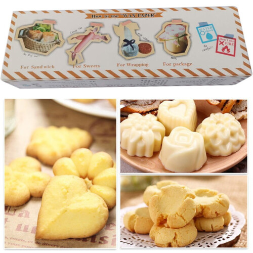 Yoone greaseproof wax paper baking wrap 50 sheets 1