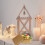 Square Tinplate Gift Box Gold Medium Size10pcs 5