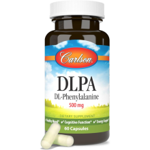 Carlson, DLPA, DL-Phenylalanine, 500 mg, 60 Capsules