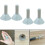 Tent Pole Insulation Caps Grey 4 pcs 4