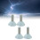 Tent Pole Insulation Caps Grey 4 pcs 6