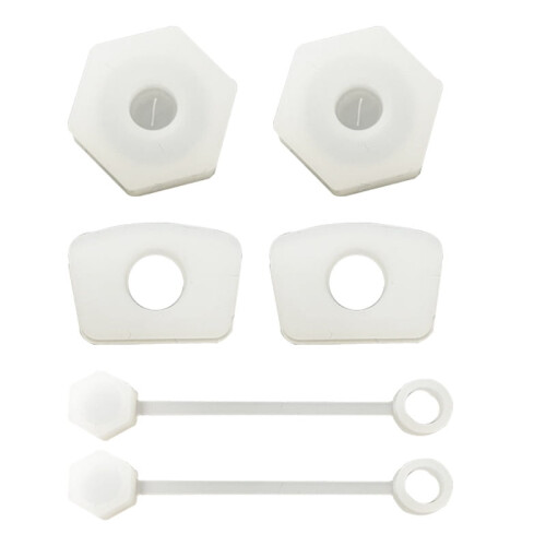 Juego de 2 tapas de silicona antiderrame para pajitas de vaso 1