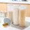 Plastic Spaghetti Pasta Storage Container with Locking Lid 4