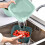 Cesta de drenaje de plástico de doble capa multifuncional para frutas y verduras. 4