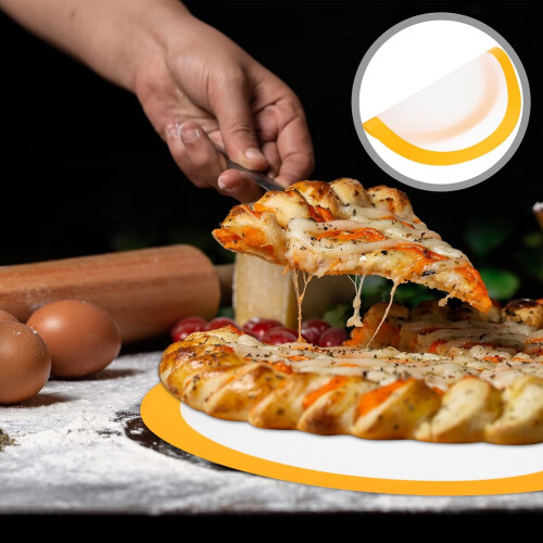 Tapis de cuisson rond en silicone antiadhésif, réutilisable 1