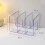 Tassenorganizer met plastic plankje, stapelbaar, 3-pack 3