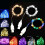 Luci a stringa a LED solari USB con filo di rame, lunghezza 2-10 m, impermeabili. 4