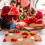 Valentine coir door mat red pink white heart pattern 5