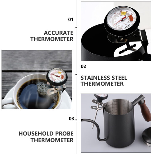 Sonda termométrica para tostar leche en bebidas de chocolate 2