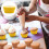 YOLOKE nonstick parchment cupcake liners yellow 2