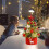 Mini Christmas Tree Set with LED Lights 17 inch 2