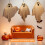 Halloween glödande spökdekoration utomhus LED vit 3 st 4