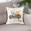 Thanksgiving plaid linen pillowcase18x18inch 3