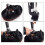 Gel-Padded Saddle Seat PU Leather Brown Detachable Tail 7