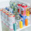Refrigerated Can Rack Orange Drink Organizer Shelf 5