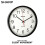Sharp Analog Wall Clock Black 12 Inch Battery Operated 2