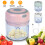 Electric Garlic Chopper Portable 250ml Rechargeable Mini 4