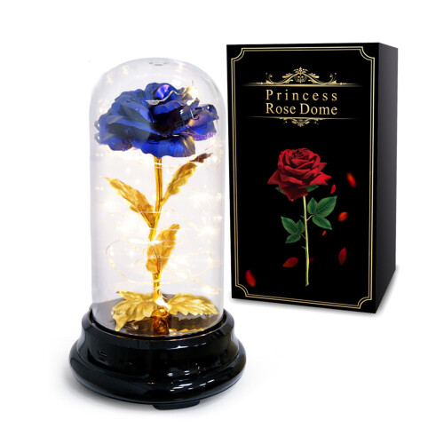 Cúpula de flores LED azul PC rosa 10m 1