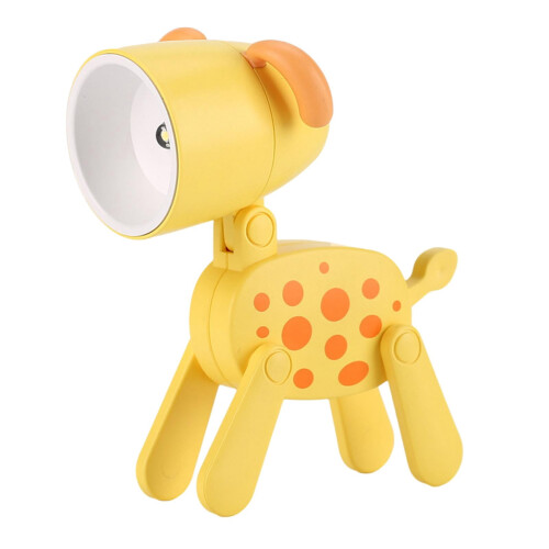 Mini lampada notturna a LED pieghevole a forma di cane e cervo, 1 pezzo 1