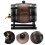 Barril de whisky de roble negro de 3 litros con grifo 3