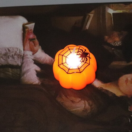 Halloween pompoen LED-kaarsverlichting decoratie 1