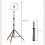 LED Circle Light with Tripod and Phone Holder 10 inch 2