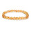 Citrin-Rundperlenarmband, 6 mm, 7,5 Zoll, 3 Stück 2