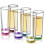 JoyJolt Hue Farbglas-Shotgläser, 6er-Set (2 oz) 3