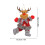 Kerstbeer-pop decoratieset 2