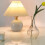 Lampada da comodino retrò USB con base in ceramica e LED (1 pezzo) 3