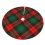 Christmas Tree Skirt Plaid 48 Inch Thick Rustic Decor 3